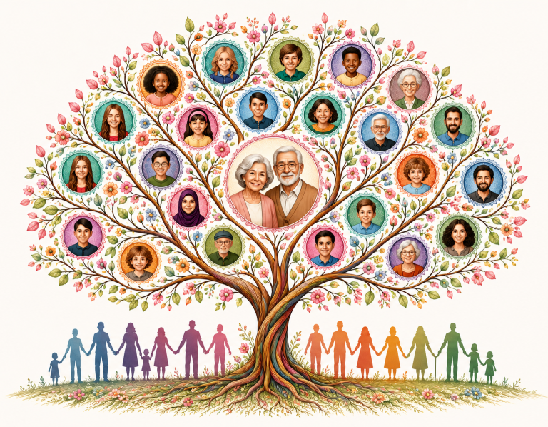 Escuela Aprende a Constelar en Madrid árbol genealógico familiar