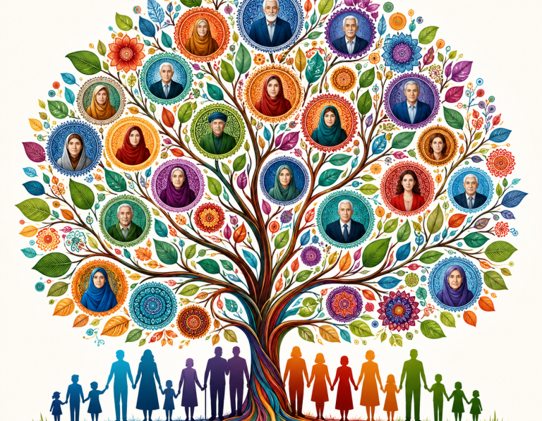 árbol genealógico familiar